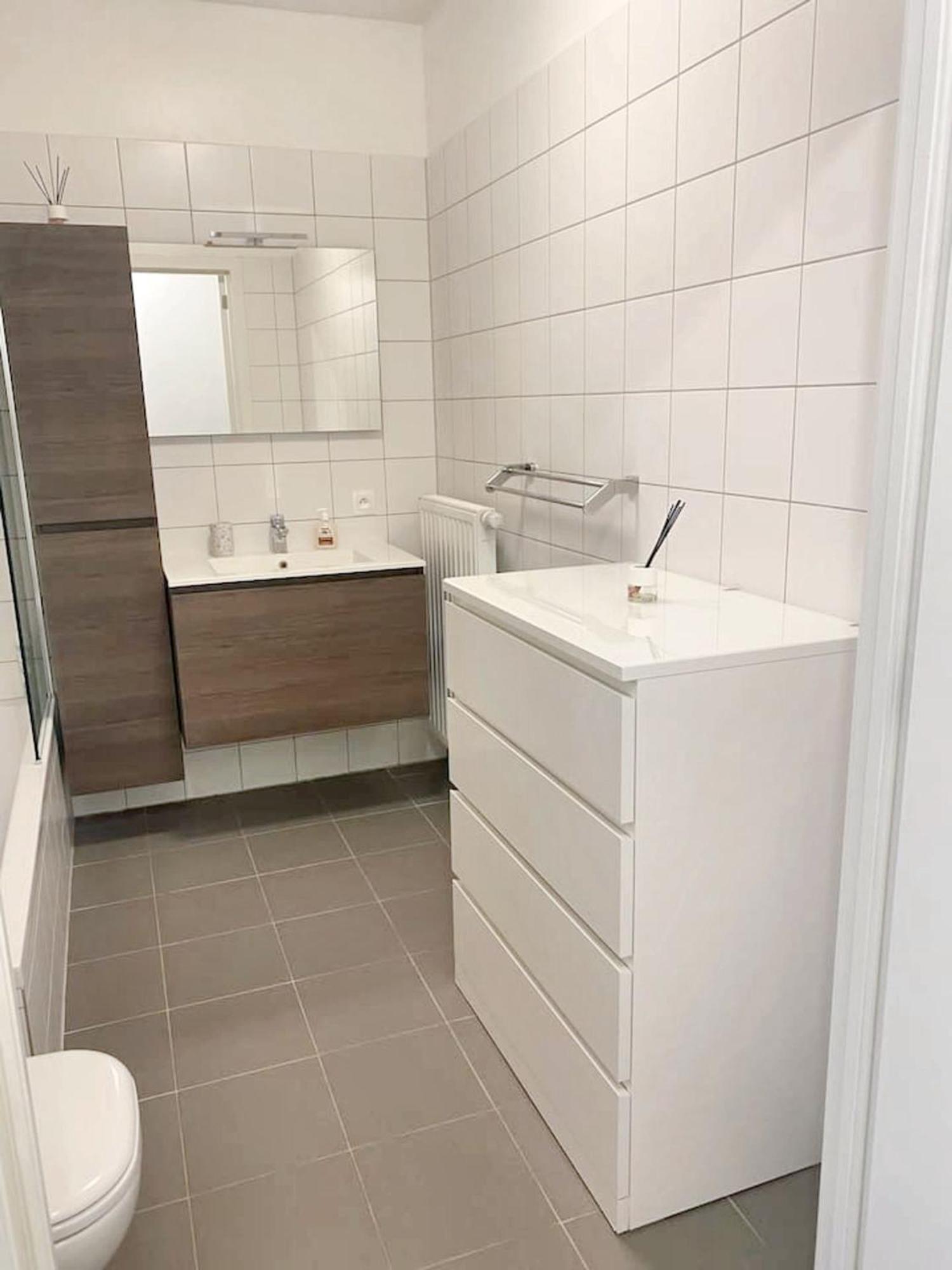 Modern Apartment In Cureghem Anderlecht 134 M² + Terrace Брюксел Екстериор снимка